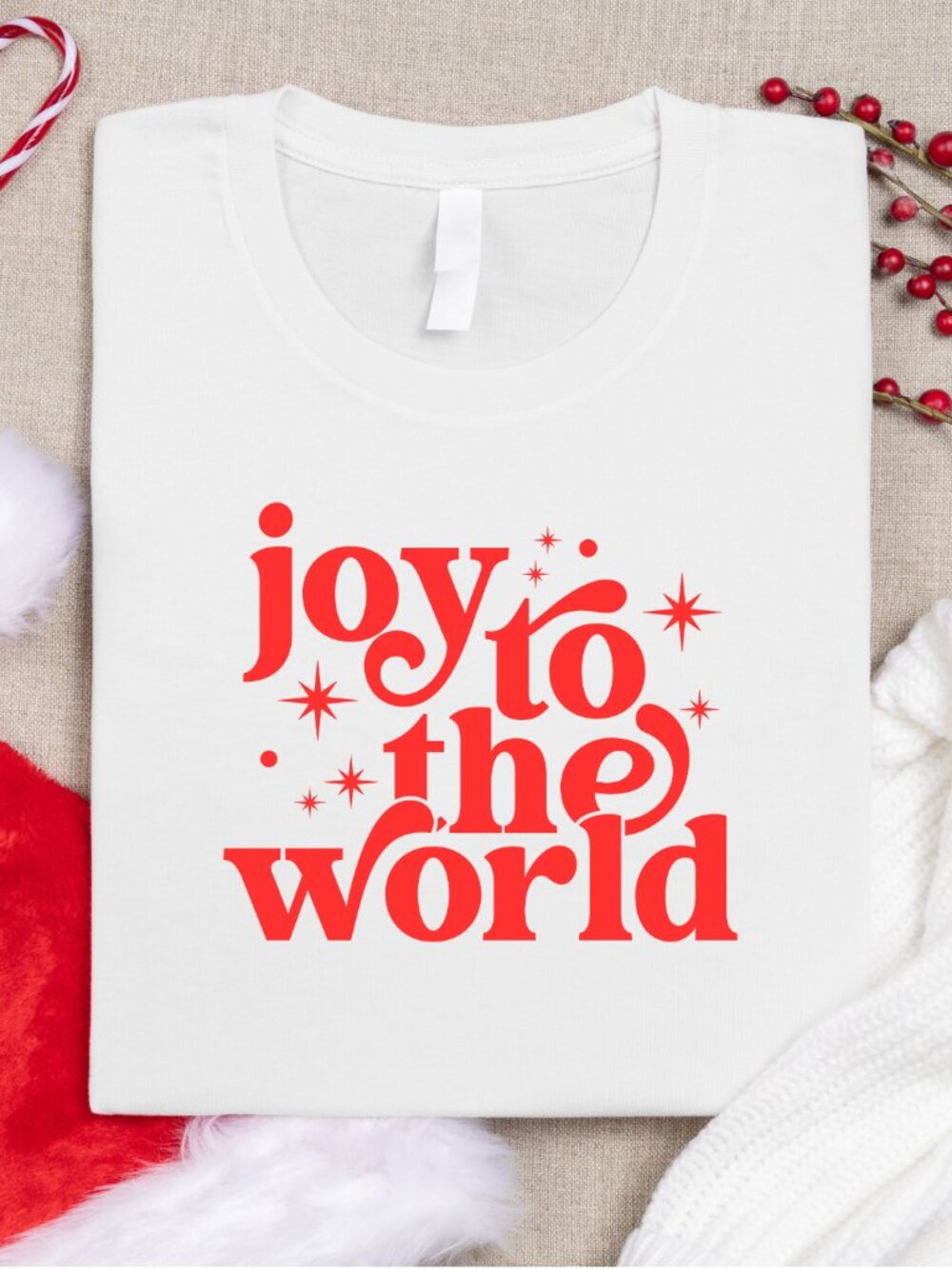 Joy To the World Handmade Tee